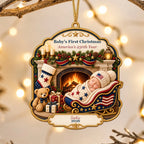 Personalized acrylic ornament preview
